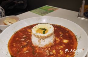 温泉蛋麻婆豆腐牛肉酱烩饭