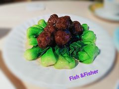菜心素肉圆-功德林(南京西路店)