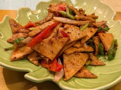 桑巴酱炒千页豆腐-玖月时尚泰式餐厅