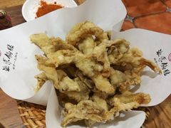 椒盐蘑菇-海富荣·锅贴·陕菜家常菜(阳光城店)