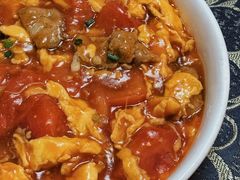 番茄牛肉滑蛋-晓平饭店(嘉善路店)