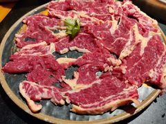 鲜切牛肉-王婆乔鲜鱼自助火锅(蜀汉路店)