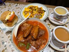 番茄浓汤鸡翅猪扒通粉-华嫂冰室(尖沙咀店)