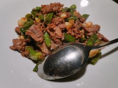 杭椒黄牛肉-新白鹿餐厅(松江开元地中海店)
