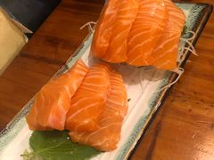 三文鱼生鱼片-百步拉面