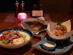 脆炸鱿鱼及虎虾-杭州西子湖四季酒店-WL BISTRO西湖餐厅(灵隐路店)