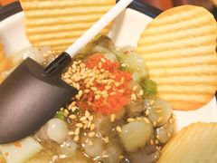 芥末章鱼豆腐沙拉-鳗鱼家·深夜食堂(军博店)
