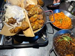 炸鸡翅一半一半-富乐满韩国正宗炸鸡韩国料理(虹泉路店)