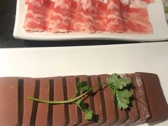重庆鸭血-锅说大脸毛肚重庆老火锅(佐阾店)