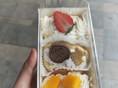 -芒果与甜纯动物奶油蛋糕&甜品台定制