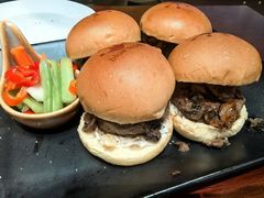 黑松露风味蘑菇牛肉迷你汉堡-bluefrog蓝蛙(悠唐购物中心店)