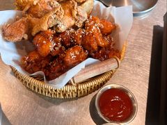 韩式辣子鸡原味鸡双拼-MI WU FACTORY米屋美食工厂餐厅(绿地店)