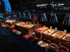 自助取餐区-亚龙湾希尔顿自助餐厅·海鲜·烧烤·沙滩BBQ·现场乐队