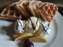 水果冰淇淋松饼-Africafe(非洲咖啡)