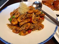 传统油爆虾-杭州西子湖四季酒店·金沙厅