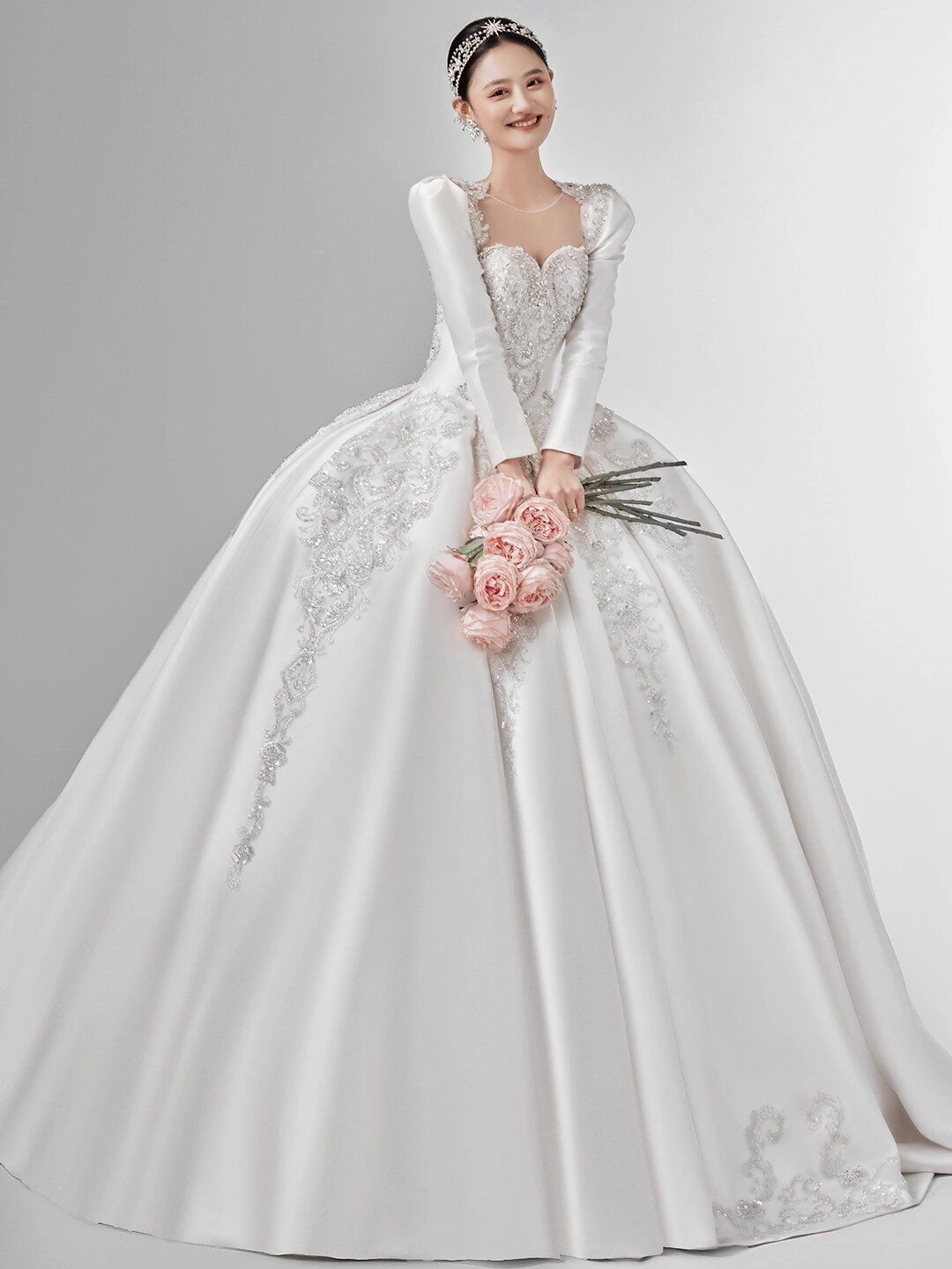 这一定是我结婚必选的室内主纱婚纱照