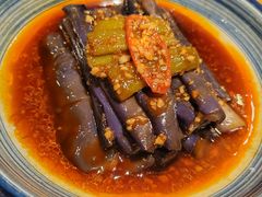 捞汁椒香茄子-那家小馆•北京菜•烤鸭(香山店)