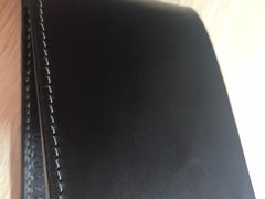 手笨的我做出来的钱包哈哈。独一无二的缝线-零几体验diy皮具工作室(振业城店)