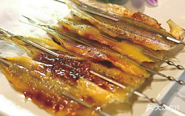 小竹园烤串店棒鱼干图片 - 第1张