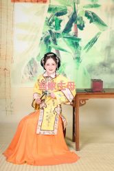 -后宫·古装汉服京剧儿童亲子全家福摄影