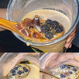 哦谢！水桶闺蜜吃个面都要上桶装奶茶？！
