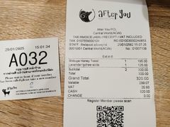 账单-After You Dessert Cafe(CENTRALWORLD)