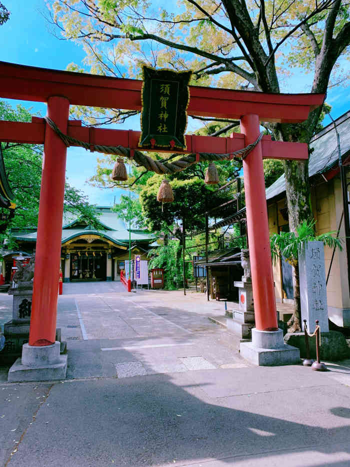 须贺神社-"距离看完你的名字也要快3年多了吧～终于来.