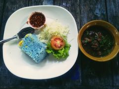 -蝶豆花蓝面条