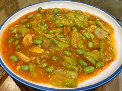 番茄丝瓜烩毛豆-清真·玛丽亚新疆菜主题餐厅(浙江中路店)
