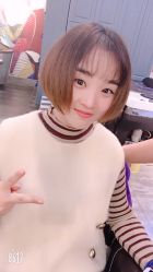 短发-韩鑫烫染接发·收长头发