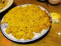 菊花炒鸡蛋-赵记煎饼卷大葱(东岳店)