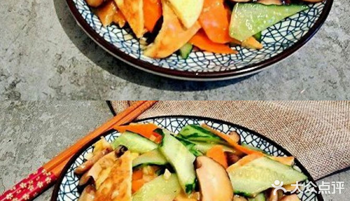 好吃到爆，家常素小炒，连吃三盘不过瘾！