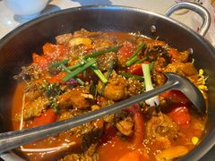 -贵州辣子鸡番茄鸡