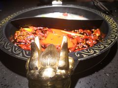 一次用油老火锅-锅说大脸毛肚重庆老火锅(佐阾店)