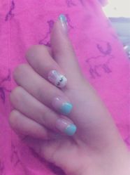 小夏--超有耐心的小清新兔子，很喜欢〜辛苦小夏啦〜-娃娃美甲wawa nail salon