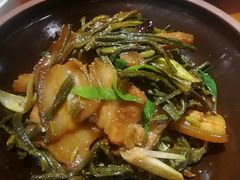 干豇豆炒回锅肉-又一福烤鸭·北京菜(东四店)