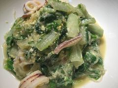 笔管鱼炒小白菜-必点海鲜·鲅鱼水饺(鞍山西道店)