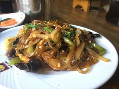 炒杂菜-喇喇排骨火锅·传统韩式脊骨汤(望京西园总店)