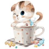 治愈心灵的猫咪画作