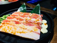 厚切五花肉-九田家黑牛烤肉料理(珠江摩尔店)
