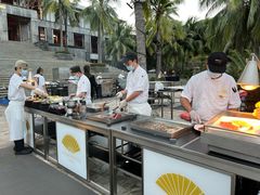 自助取餐区-海角轩·三亚文华东方酒店
