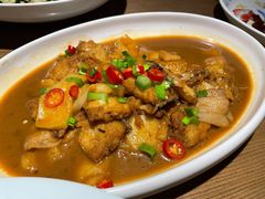 东海带鱼烧年糕-老头儿油爆虾(金鹰世界店)
