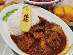 咖喱揸腩饭-敏华冰厅(平安金融中心店)
