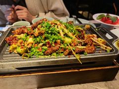香葱爆牛肉-绿茶餐厅(崇文门新世界店)