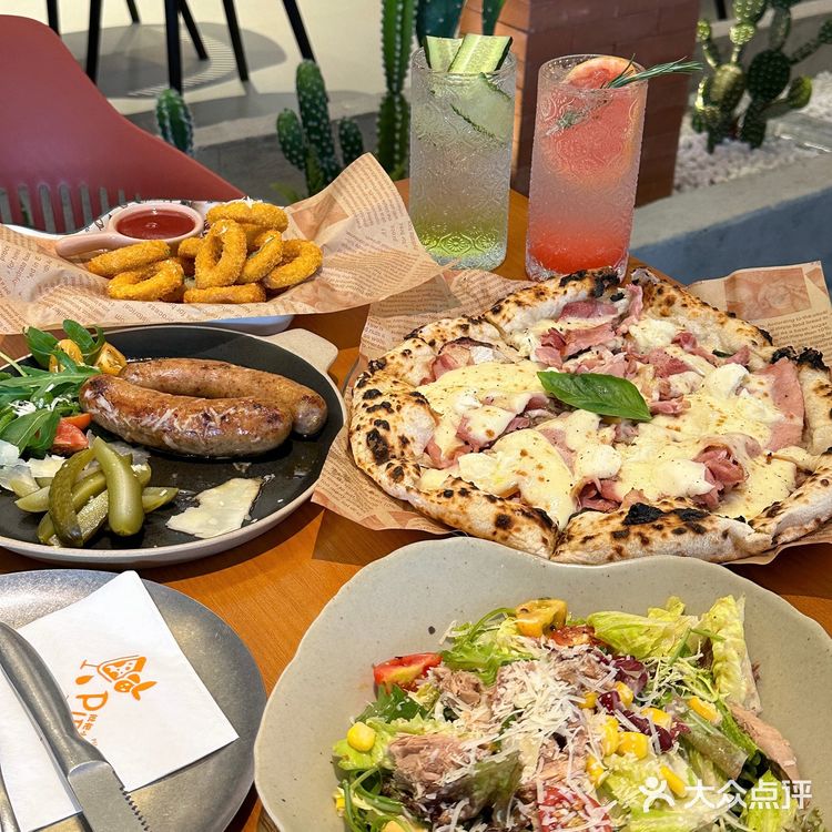 来广州必打卡的🪵柴火披萨🍕现场火🔥烤的！！
