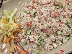 蒜蓉海鲜炒饭-百家鸡味馆(清泰店)