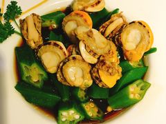 捞汁秋葵扇贝-隆喜元鱼汤包·海鲜(中联广场店)