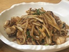 虾酱白菜炒贝丁-山东宾馆·齐鲁苑餐厅