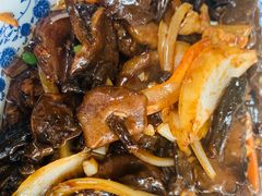 炒蘑菇-燕北云山·农家菜·灶台鱼(密云溪翁庄店)