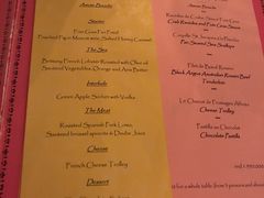 菜单-La Villa French Restaurant